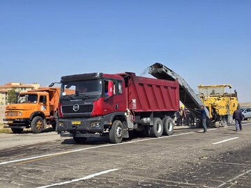 آغاز پروژه بهسازی محور انار - شهربابک