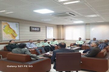 ببینید|  آیین تکریم و معارفه فرمانده یگان حفاظت از اراضی اداره کل راه و شهرسازی خوزستان