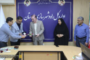 تجلیل مدیرکل راه و شهرسازی لارستان از بانوان همکار اعزامی و مقام آور در اولین المپیاد فرهنگی–ورزشی وزارت راه و‌شهرسازی