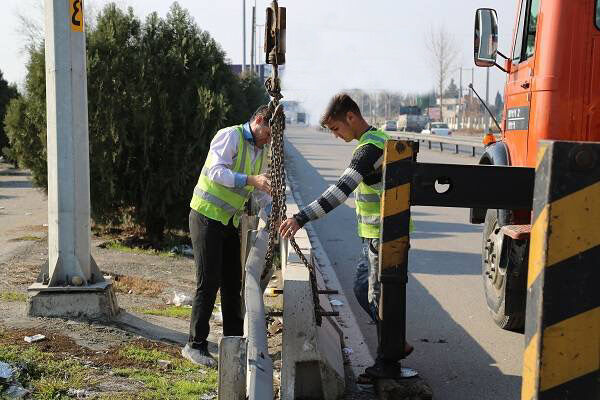 جایگزینی بیش از ۹ کیلومتر نیوجرسی جای گاردریل در جاده‌های مازندران