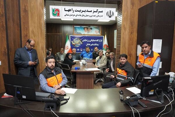 ببینید | رزمایش آموزشی انسداد تونل محور اسفراین – بجنورد توسط اداره کل راهداری خراسان شمالی