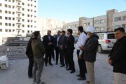 بازدید مدیرکل بازرسی و مدیریت عملکرد وزارت راه و شهرسازی از طرح‌های نهضت ملی مسکن مهرگان