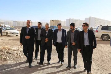 بازدید مدیرکل بازرسی وزارت راه و شهرسازی از طرح‌های نهضت ملی مسکن مهرگان در قزوین