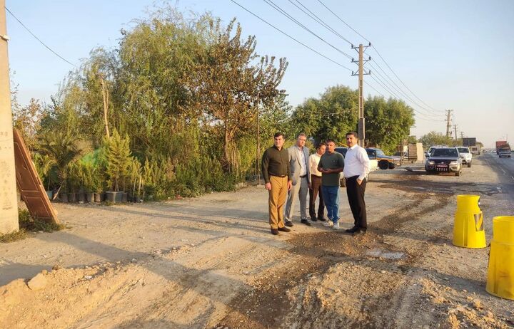 بازدید مدیرکل راهداری استان تهران از پروژه احداث و تعریض محور ری–ورامین در محدوده قلعه‌نو