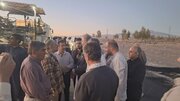 ببینید| بازدید استاندار و مدیر کل راه و شهرسازی سیستان و بلوچستان از عملیات ساخت بزرگراه زاهدان-خاش