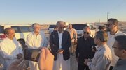 ببینید| بازدید استاندار و مدیر کل راه و شهرسازی سیستان و بلوچستان از عملیات ساخت بزرگراه زاهدان-خاش
