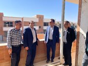 پروژه ۴۲۸ واحدی نهضت ملی مسکن آباده در مراحل پایانی اجرا و آماده‌سازی برای افتتاح