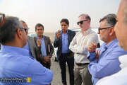 ببینید|بازدید مدیرکل منطقه جنوب شرکت ساخت و توسعه زیربناهای حمل‌ونقل کشور از قطعات در حال احداث باند دوم محور لار – بندرعباس