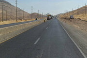 ببینید| عملیات ایمن سازی محور هرسین به سه راهی هرسین با نصب ۱۲۰۰متر جدا کننده نیوجرسی استان کرمانشاه