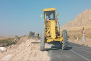 ببینید| عملیات شانه سازی و رفع قوس و ایمن نمودن راه روستایی شیان_استان کرمانشاه