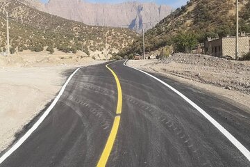 افتتاح راه روستایی توت و گورکش در شهرستان دورود استان لرستان