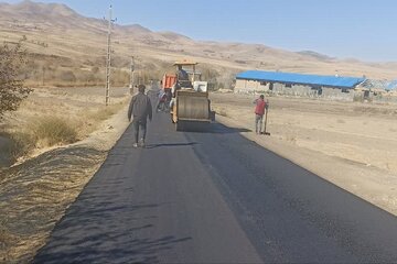 اتمام پروژه روکش آسفالت راه روستایی کله و کلان شهرستان بروجرد