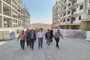 بازدید سرپرست اداره کل راه وشهرسازی استان مرکزی از نهضت ملی مسکن شهرجدید مهاجران