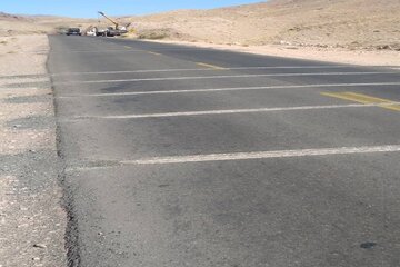 ️اجرای شیارهای لرزاننده در محور کوهپایه کرمان