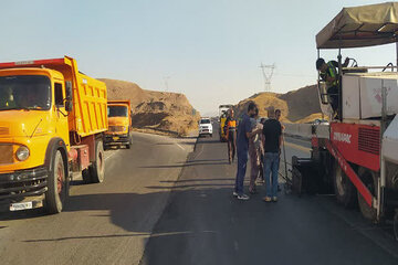 عملیات بهسازی و روکش آسفالت آزادراه رشت- قزوین آغاز شد