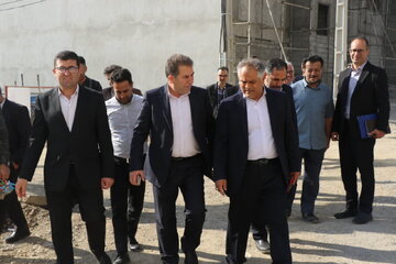 آئین معارفه رئیس جدید اداره راه و شهرسازی طارم برگزار شد