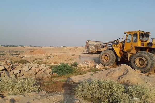 اراضی ملی در اندیمشک به میزان ۴۴۰ متر مربع به بیت المال بازگشت