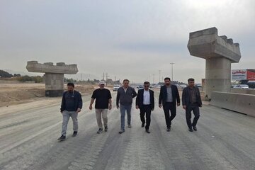 ویدیو|بازدید میدانی سرپرست اداره کل راهداری و حمل و نقل جاده‌ای استان البرز از پروژه تعریض آزادراه کرج- قزوین محدوده بهشت سکینه