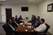 جلسه پیگیری پروژه های مسکن و راهسازی شهرستان گرمسار