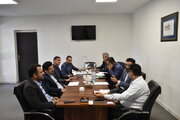 جلسه پیگیری پروژه های مسکن و راهسازی شهرستان گرمسار