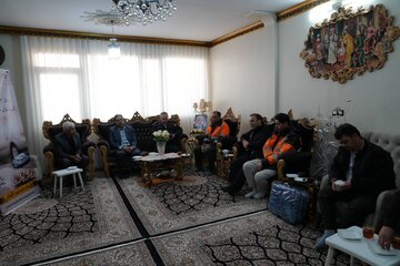 دیار با خانواده جانباختگان سوانح رانندگی استان همدان اسدآباد