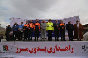 ویدئو | برگزاری مانور مشترک راهداران استان های مازندران و تهران به مناسبت هفته یادمان قربانیان سوانح رانندگی