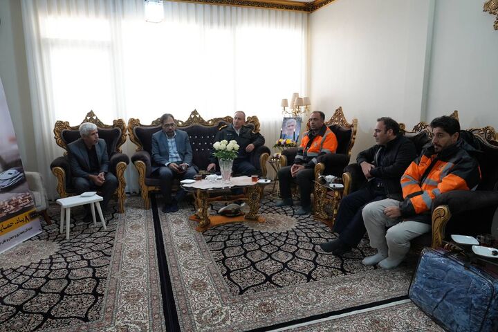 دیار با خانواده جانباختگان سوانح رانندگی استان همدان اسدآباد