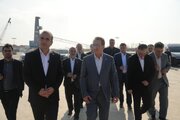 بازدید مدیرعامل سازمان بنادر از بندر کاسپین