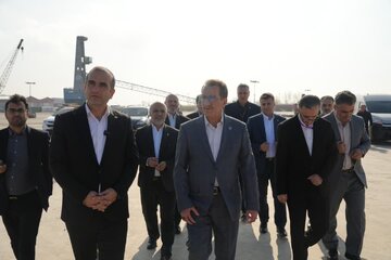 بازدید مدیرعامل سازمان بنادر از بندر کاسپین