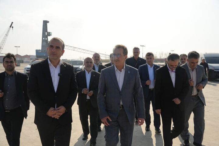 بازدید مدیرعامل سازمان بنادر از بندر کاسپین