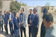 بازدید میدانی اعضای شورای مسکن شهرستان فیروزه از سایت همت‌آباد خراسان رضوی