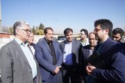 بازدید مدیران ملی و استانی از اراضی و طرح‌های نهضت ملی مسکن شهرستان لنجان