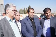 بازدید مدیران ملی و استانی از اراضی و طرح‌های نهضت ملی مسکن شهرستان لنجان