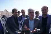 بازدید مدیران ملی و استانی از اراضی و طرح‌های نهضت ملی مسکن شهرستان لنجان