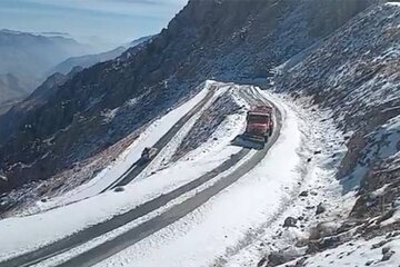 بازگشایی گردنه ته ته استان کردستان