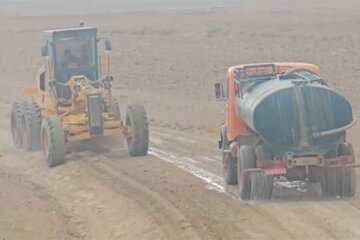 ویدیو|عملیات تسطیح، رگلاژ، آبکوبی و تراکم محور روستایی کچه گنبد از توابع شهرستان بیجار به طول ۶ کیلومتر (کردستان)