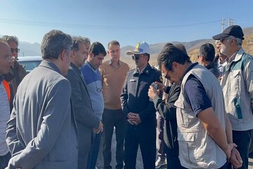 ببینید | بازدید مشترک میدانی از محور بجنورد به جنگل گلستان محدوده ورودی روستای درکش در خراسان شمالی