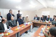 ببینید | بازدید و نشست مشترک مدیران جهت تسریع در پروژه‌های مسکن شهرستان دهاقان
