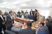 ببینید | بازدید و نشست مشترک مدیران جهت تسریع در پروژه‌های مسکن شهرستان دهاقان