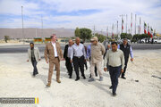 قدم به قدم با پروژه ‌های راهسازی و راهداری در شهرستان‌های لارستان، جویم و خنج با حضور نماینده مردم در مجلس شورای اسلامی و مدیرکل راه و شهرسازی لارستان