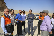 سفر دو روزه مدیرکل دفتر نگهداری علائم، تجهیزات و توسعه ایمنی راه‌های سازمان راهداری به لارستان و بازدید از ۲۴ پروژه راهداری در حوزه استحفاظی اداره کل راه و شهرسازی لارستان