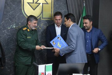معرفی فرمانده جدید پایگاه مقاومت بسیج اداره کل راهداری و حمل و نقل جاده‌ای استان فارس