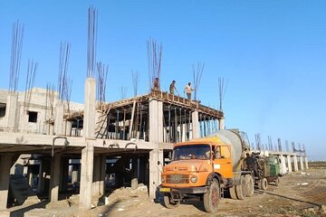 ببینید | آخرین وضعیت اجرای پروژه ۵۷۶ واحدی نهضت ملی مسکن سایت یولاف بندر ترکمن