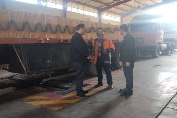 ببینید| بازدید معاون حمل و نقل اداره کل از مراکز معاینه فنی خودروهای سنگین استان البرز