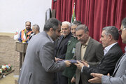 برگزاری آیین تکریم و معارفه در اداره کل راهداری و حمل و نقل جاده‌ای استان کرمانشاه