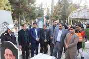 ️برگزاری مراسم غبارروبی و تجدید میثاق با شهدای گران‌قدر