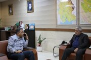 ببینید| نشست مدیرکل راه و شهرسازی خوزستان با نماینده بهبهان برای بررسی و تصمیم گیری در ارتباط با آخرین وضعیت پروژه‌های حوزه راه و شهرسازی