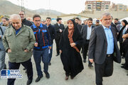 ببینید | بازدید وزیر راه و شهرسازی از پروژه آزادراهی کنارگذر شمالی کرج