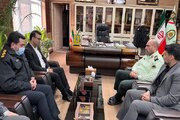 ببینید|دیدار مهندس داریوش باقرجوان مدیرکل راهداری و حمل و نقل جاده‌ای استان البرز  با سردار هداوند فرمانده انتظامی استان البرز