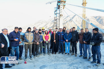 ببینید | بازدید وزیر راه و شهرسازی از پروژه آزادراهی کنارگذر شمالی کرج